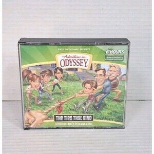 Adventures In Odyssey The Ties That Bind 5 Disc CD Set 2014 Audio Drama Set